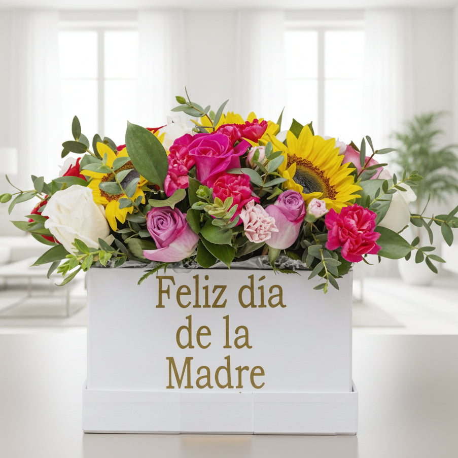 Boxed Flowers for Mother's Day