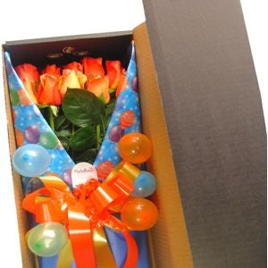 HAPPY BIRTHDAY BOXED ROSES No. 1