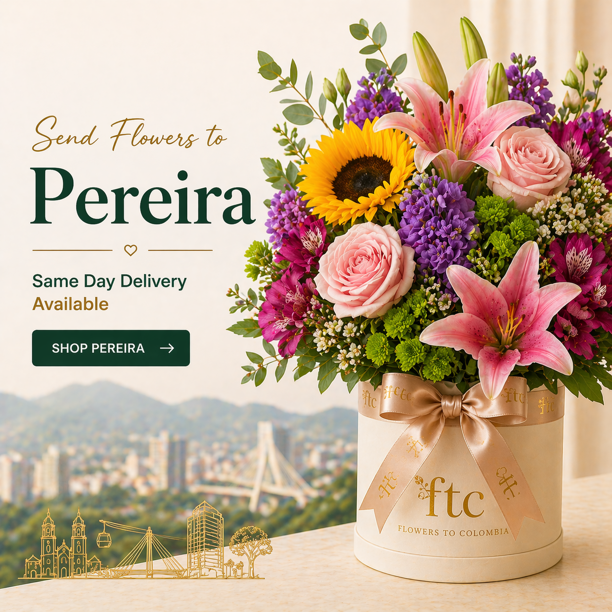 Send flowers to Pereira