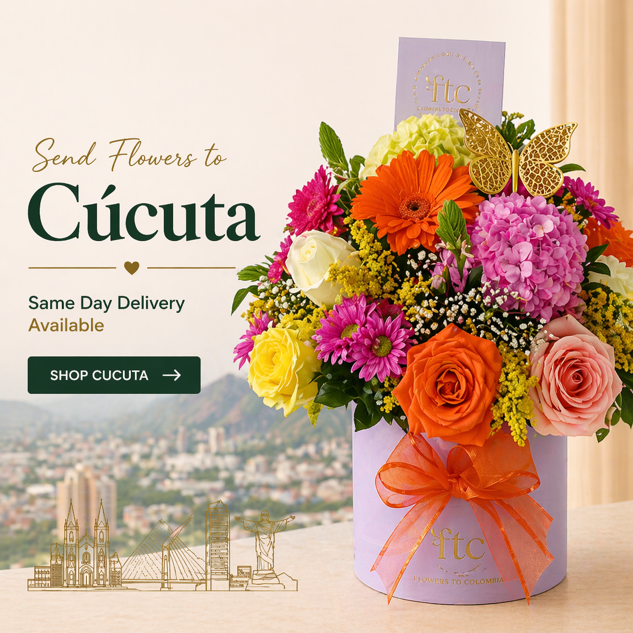Send flowers to Cucuta