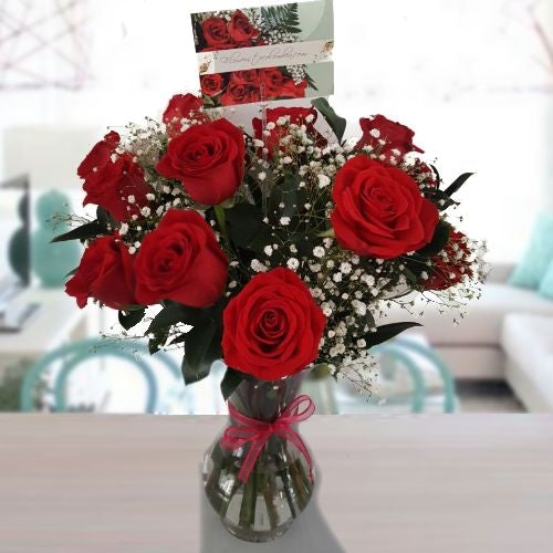 Rosas en vase