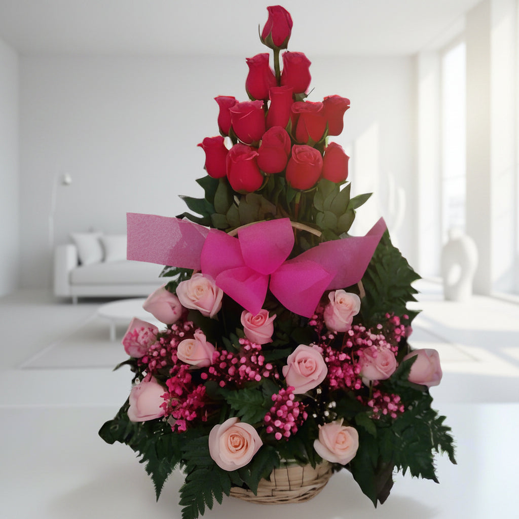Lovely roses arrangement