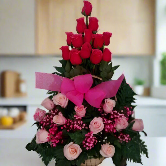 Lovely roses arrangement