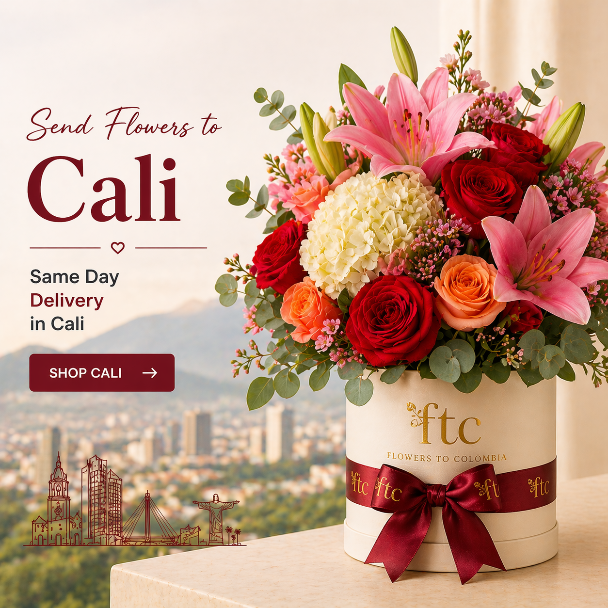 Send flowers to Cali