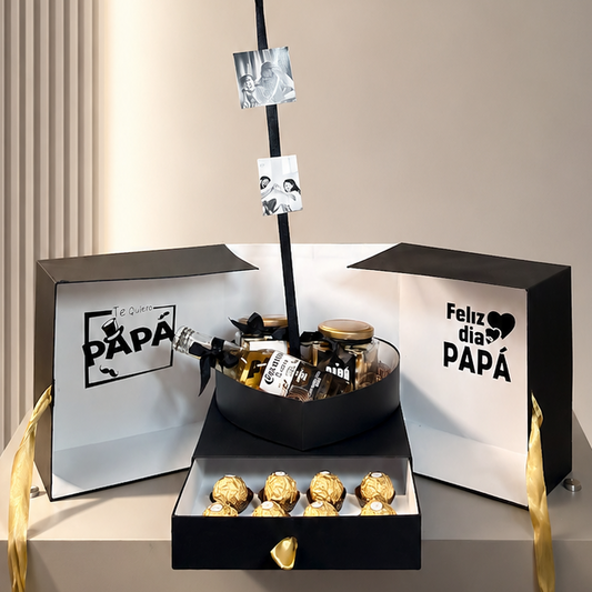 Father's Day Premium Gift Box with Balloons, Ferrero Rocher & Corona Beer